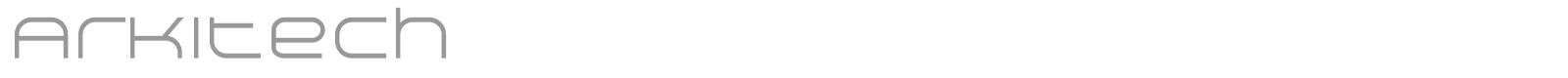 Arkitech font preview